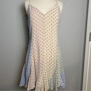 Entro color block floral elegant mini dress New without tags (M)